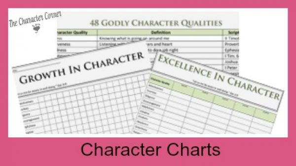 The 3 Best Character Charts - The Character Corner