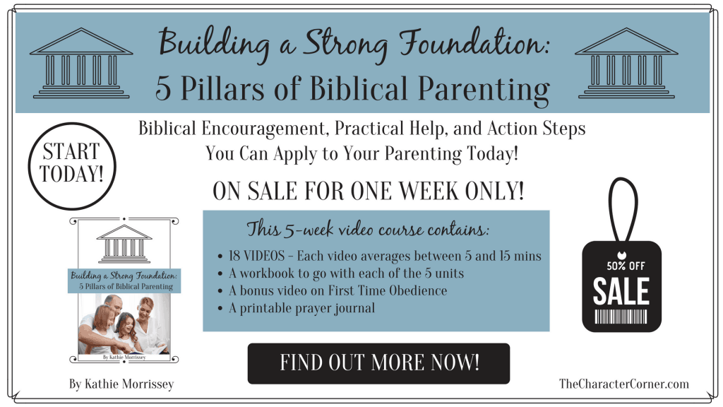 Building A Strong Foundation - 5 Pillars Of Biblical Parenting - The ...