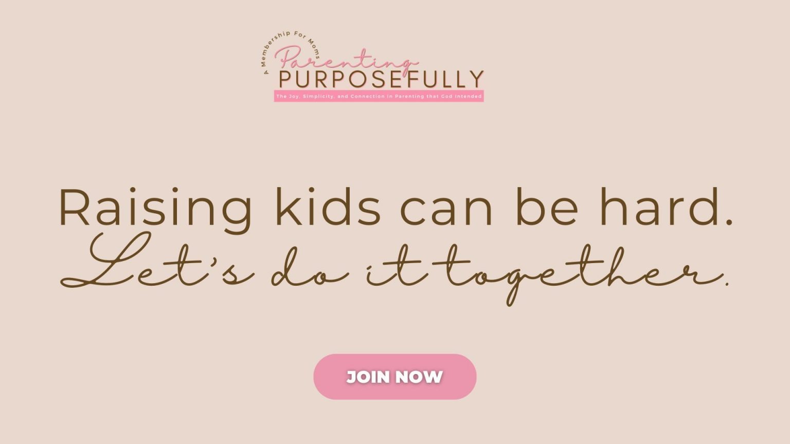 Raising kids can be hard, let's do it together!
